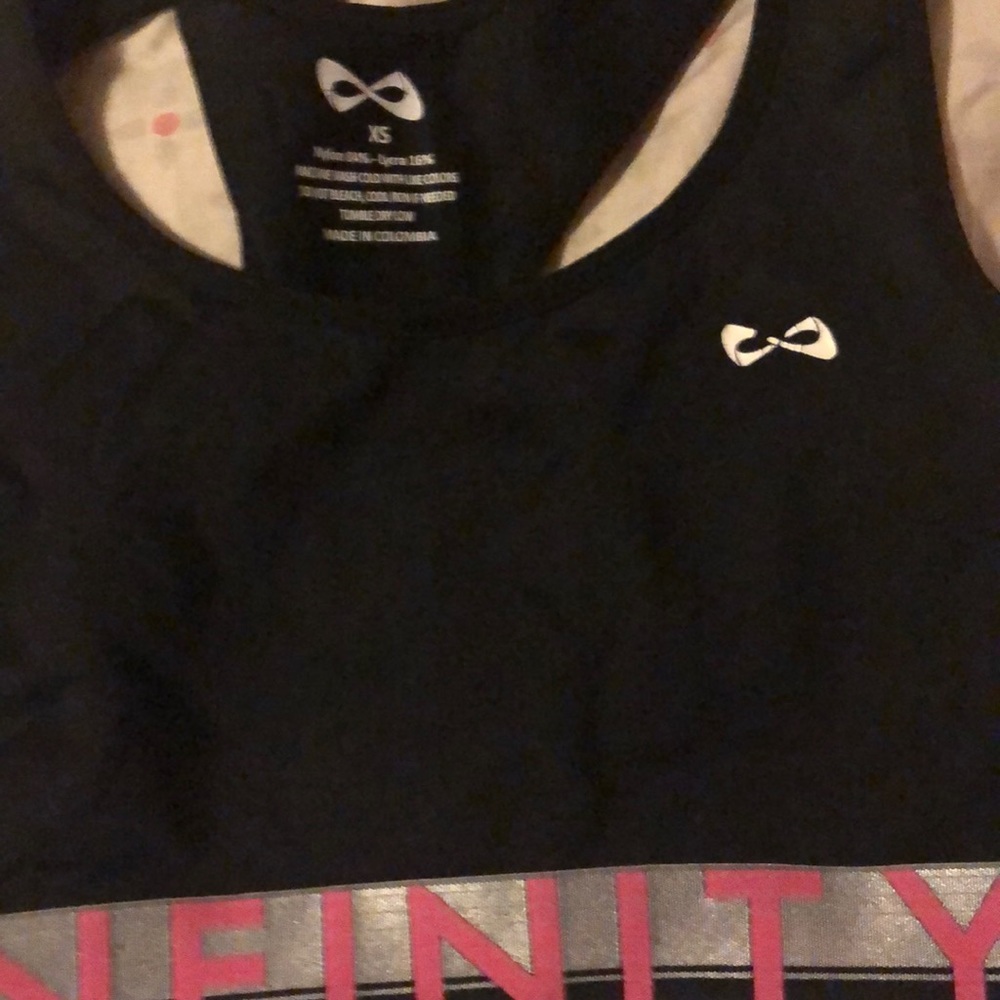 Pink nfinity sports bra